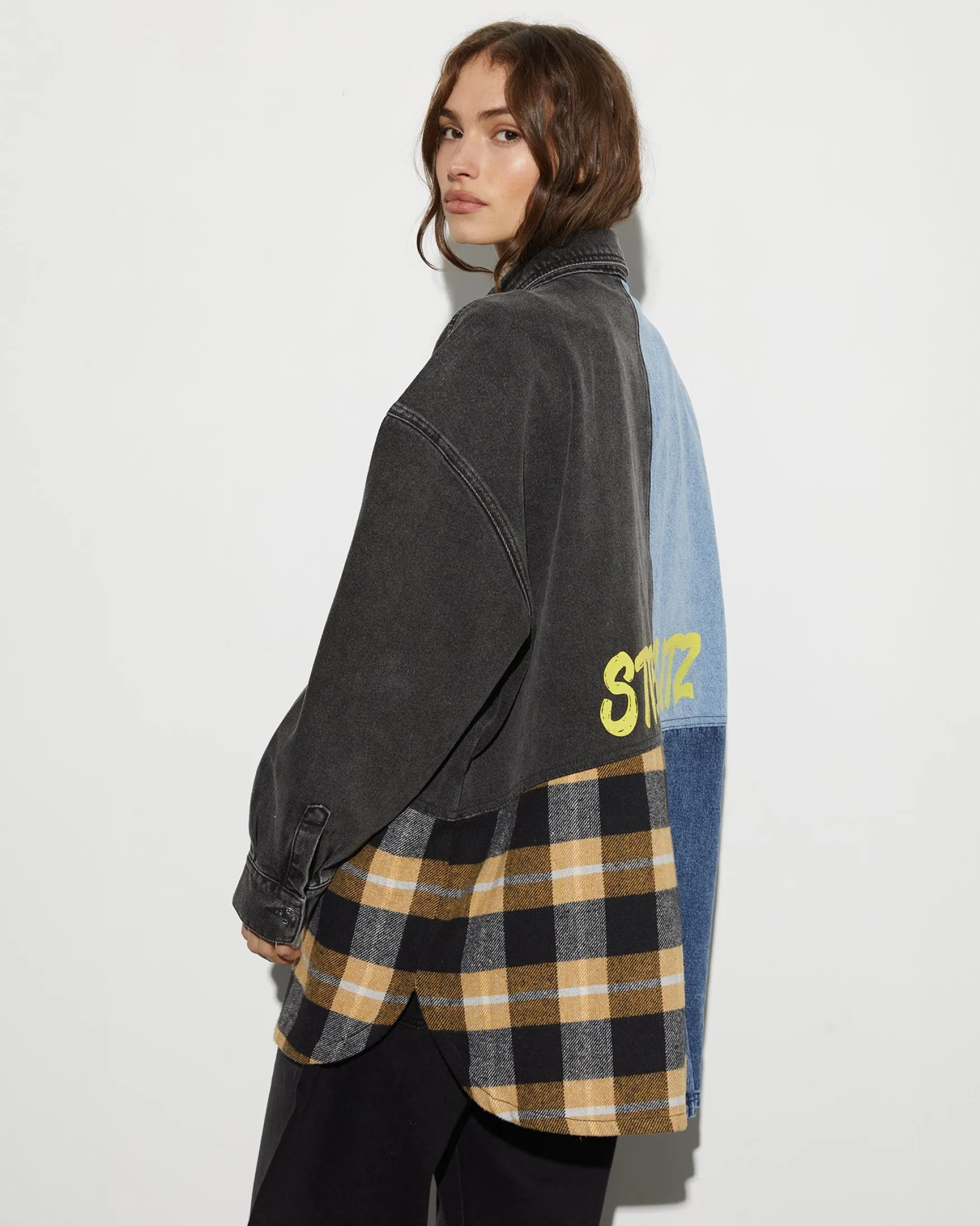 STIEGLITZ Alina Blouse | Denim Blue^DAMES Longsleeves, Blouses & Pullis