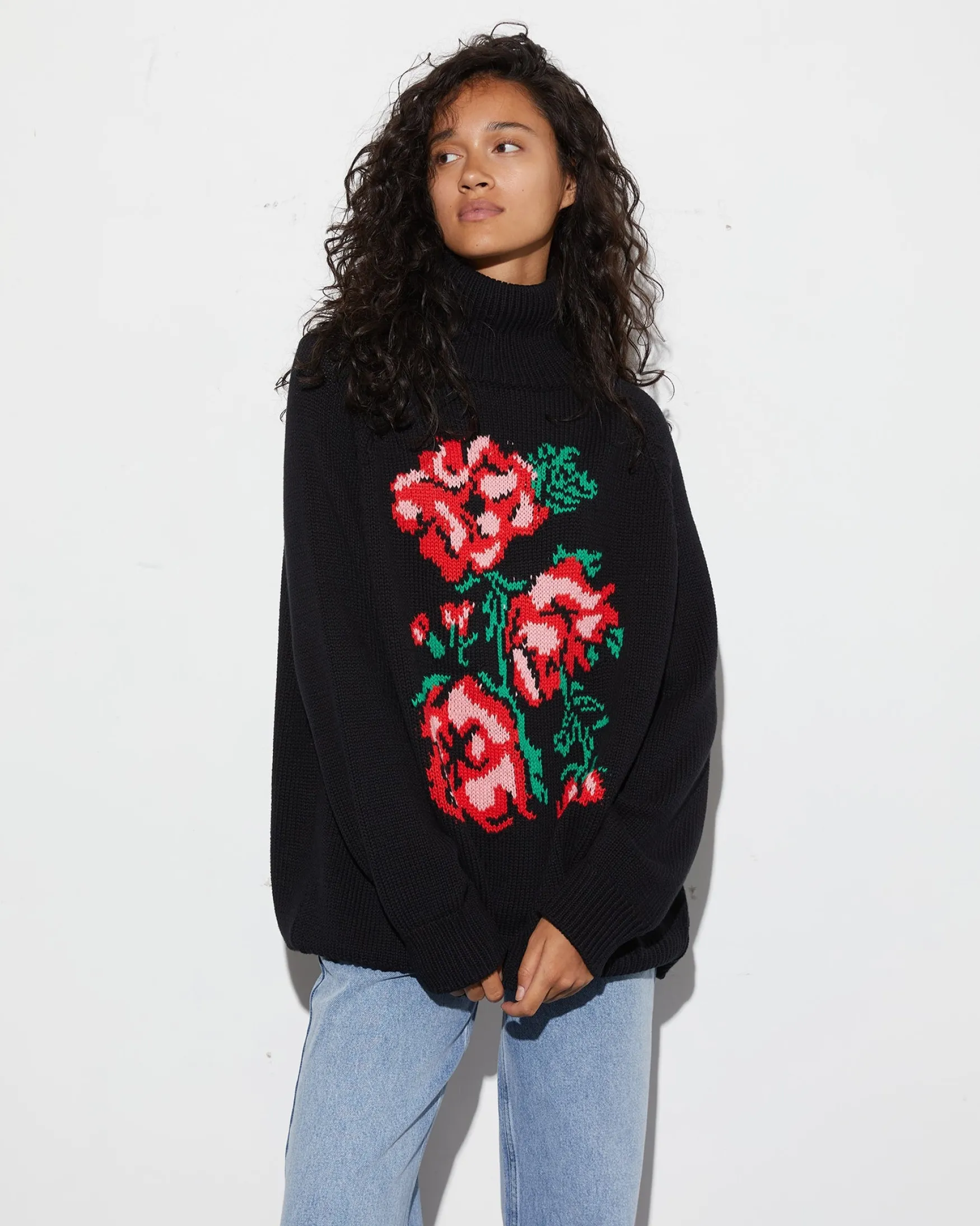 STIEGLITZ Bella Knitted Sweater | Black^DAMES Knitwear|Sweaters