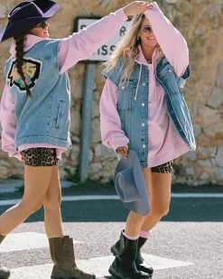 STIEGLITZ Coco Hoodie | Pink^DAMES Sweaters