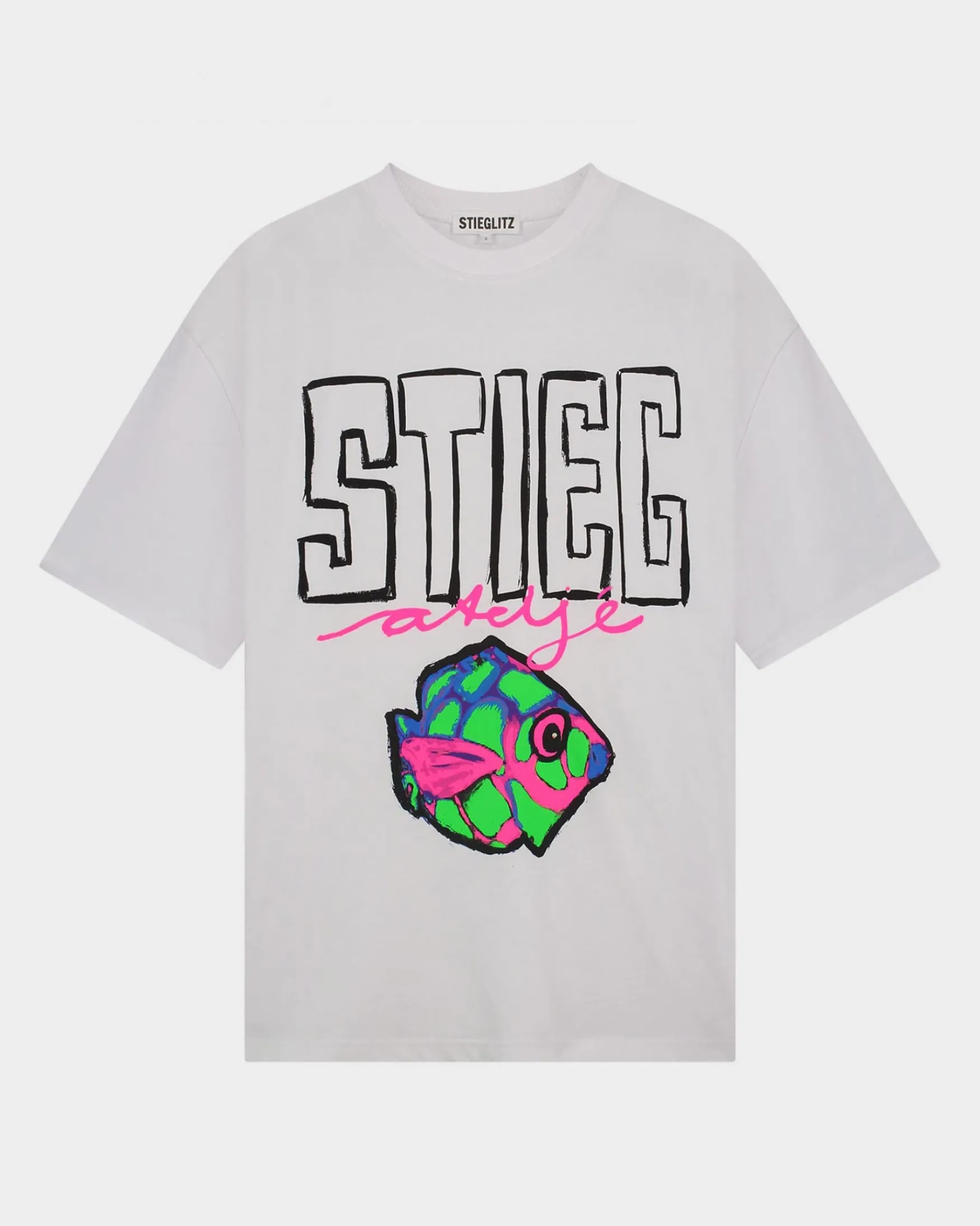 STIEGLITZ Elena Oversized T-shirt | White^DAMES T-Shirts & Tops