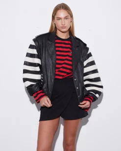 STIEGLITZ Leather Gael Biker Jacket | Black^DAMES Jacks