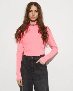 STIEGLITZ Neon Stieg Pulli | Neon Pink^DAMES Longsleeves, Blouses & Pullis