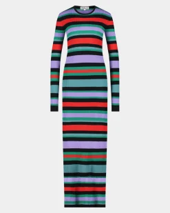 STIEGLITZ Valentina Dress | Green^DAMES Jurken|Knitwear